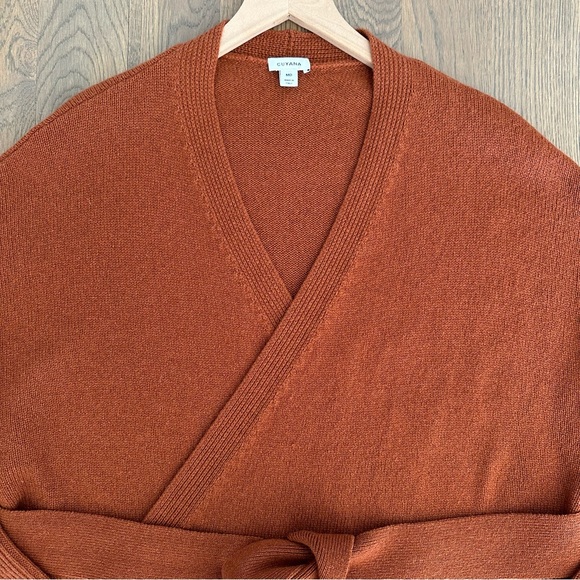 Cuyana | Sweaters | Cuyana Recycled Cashmere Soft Wrap Sweater In Ginger Size Medium | Poshmark